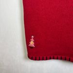 Vintage Women’s Holiday Edition Christmas Sweater Vest Snowman XL Red Photo 7