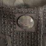 W&B VINTAGE Black Button Down Tweed Jacket with Pockets. Size 4. Photo 5