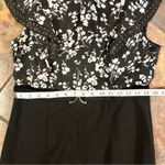 ALYX Dress Women’s Floral on Top Pencil Skirt on Bottom with Waist Belt Size 10 Black Photo 5