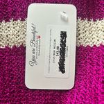 Peach Love California Peach Love fuschia striped cardigan Small Photo 3