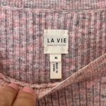 Rebecca Taylor La Vie  Sz M Pullover Knit Pink‎ Sweater Stretch Long Sleeves Photo 1