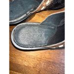 Sonora Hair On Leather Embellished Mules Clog Brown Size 7.5 Photo 6