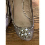 Kate Spade Champagne Bindi Peep Toe Flat, size 10 Photo 3