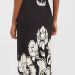 Farm Rio  Floral Arabesque Maxi Slip Dress Black Photo 2