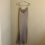 Old Navy Champagne Satin Cowl Maxi Dress Size S Photo 1