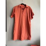 Elie Tahari  Johnny collar eyelet trim shirt dress size Small Photo 2
