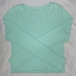 American Eagle Cropped Long Sleeve Short Photo 0