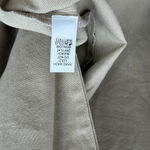 Active USA Lightweight Linen Blend Open Front Roll Sleeve Blazer Womens Large Photo 13