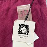 Anne Klein Merlot Wine Red Cotton Cashmere Elastic Waist Pants Size 3X Photo 2