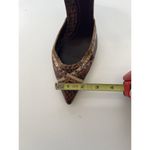 Vintage Via Spiga Snake Skin Leather Brown Multicolor Women’s Sz 8 Italy RARE Photo 13