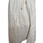 Zimmermann August 100% Linen Crem off white Midi Dress sz 0P Photo 2