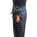 Future Collective Floral Print Blue Red and White Midi Skirt Jenny K Size 16 Photo 5