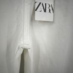 ZARA  High Rise Slim Leg Mom Ankle Rigid Jeans‎ White Denim Women’s Size 0 NWT Photo 5