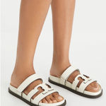 Tory Burch NEW  Ines Sandal White Leather 6 Photo 0