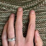 Gap Women Short Sleeve Earth Tone Cuffed Heavyweight Knit Sweater XS Extra Small Photo 4