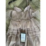 Say Yes To The Prom  Juniors' Pleated Mesh Tiered Gown Dress Size 15 French Mauve Photo 8