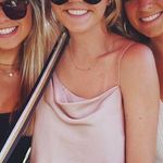 ASTR Pink Silk Top Photo 1