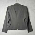 Evan Picone Evan-Picone Blazer Womens 8 Gray One Button Stretch Blazer Career Professional Photo 1