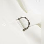 Ted Baker New! Molenaa Sleeveless Tailored Midi Wrap Dress Ivory US 6 $575 Photo 6