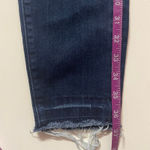 Charlotte Russe  Dark Wash High Waisted Raw Hem Skinny Jeans Size 4 GUC Photo 7