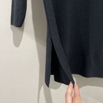 Marks & Spencer St. Michael Longline Knit Pullover Sweater US 6 (UK 8) NavyBlack Black Photo 2