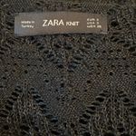 ZARA #156  black knit maxi dress Photo 3