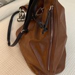 Gianni Conte Classic Tan Leather Shoulder Bag Brown Photo 4