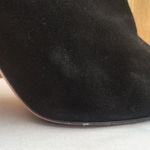 Aquazzura Mayfair open-toe black Suede lace-up bootie sandal size 36.5 US 6.5 Photo 12