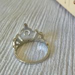 Boutique Silver Sparkle Crown Tiara Princess Ring Promise Girlhood Feminine Rhinestone Jewelry Photo 7