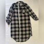 Madison + Hudson Long Adjustable Sleeve Funnel Dress‎ Size L Black Size L Photo 5