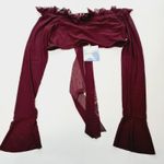 Majorelle  Monique Crop Top in Plum Purple Large Photo 9