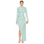 SIEDRES Arni Long Dress in Multi 38 New Womens Cut Out Maxi Jersey Gown Blue Size undefined Photo 2