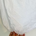 Madewell NWT Bubble Cotton Linen Blend Tee in White - Size: Extra Small Photo 6