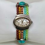 Vivani women Watch 30mm Oval Shaped Face mother pearl dial size 6” running Photo 0