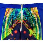 XOXO NEW Womens  Blue Star Burst Bodycon Pencil Skirt with Stretch Size M Photo 5