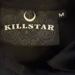 KILLSTAR  Medium Black Button Down Ruffle Blouse Shirt Photo 2