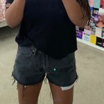 Levi’s Black High-Waisted Levi Shorts Photo 0