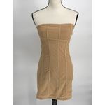 Urban Outfitters  UO Bari Strapless Corset Mini Dress‎ Beige Size Small Photo 12