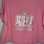 Nordstrom Neema California Beverly Hills Boxy Crop Tee Pink Medium  Photo 2
