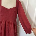 Sea New York renata fit and flare long sleeve midi dress Red Size 16 Photo 15