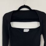 Modern Citizen NEW Hera Shrug Cutout Black Wool-Blend Sweetheart Sweater Size XL Photo 7