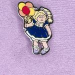 453. Cabbage Patch Doll Vintage Pin Blue Photo 0