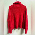 Jack by BB Dakota Eyelash Kisses Cable Knit Sweater | Cherry Red | Size S Photo 1