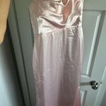 Amazon Long Satin Bridesmaid Dress size 4 Photo 1