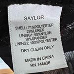 Saylor ‎ Bernadette Long Sleeve Mini Dress Women’s S Small Floral Metallic Wrap Photo 9