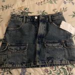 ZARA Cargo Denim Skirt Photo 0