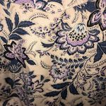 Womens size M Western Shirt Rodeo Snap Front Beige Floral Print Cowgirl Unisex Size M Photo 3