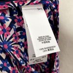 Juicy Couture  Ditsy Daisy Floral Silk Maxi Skirt Size 6 Pink Red New Black Label Photo 10