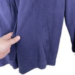 Pendleton Petites Women’s Size Large Jacket 100% Silk Tie Waist Full Zip Navy Photo 6