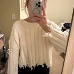 Double Zero White Sweater  Photo 0